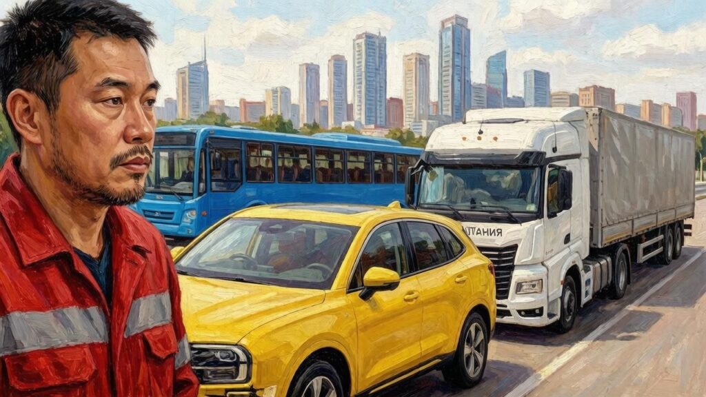 Водитель‑мигрант в мегаполисах России